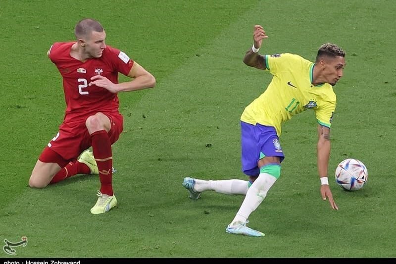 Raphinha dribbling
