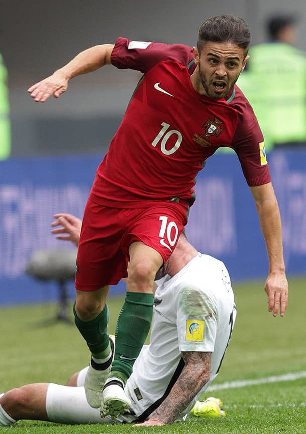 Bernardo Silva the genius that tackle football from New Zealand player