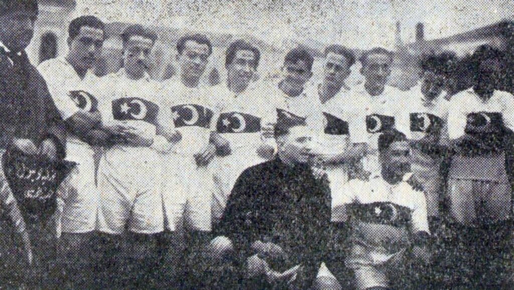 Türkiye players celebrate a historic World Cup achievement.