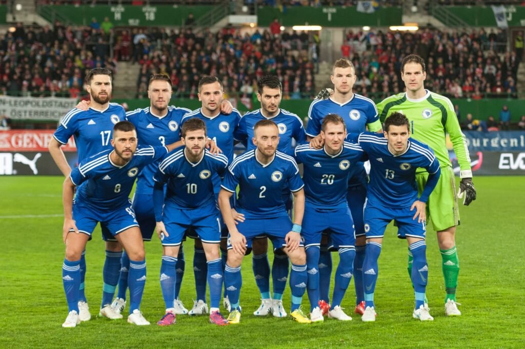 Bosnia Herzegovina national team stars ahead of FIFA World Cup.