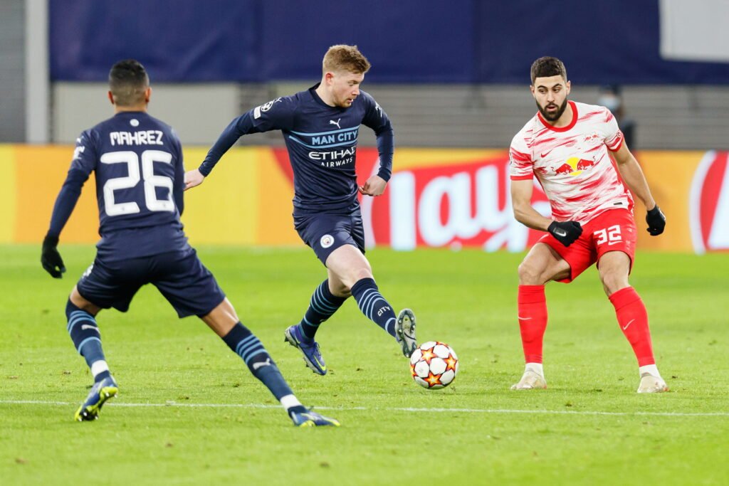 Kevin De Bruyne representing Belgium colors