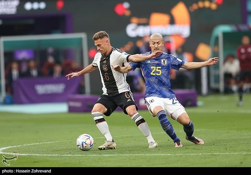 Joshua Kimmich captaining Germany national football team