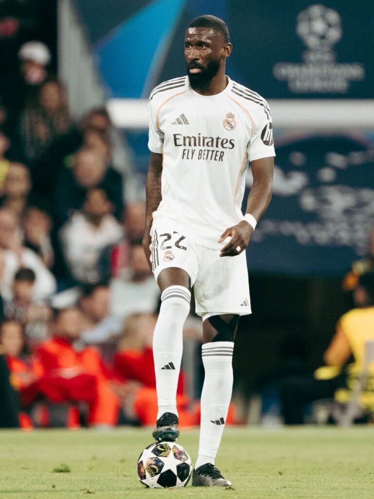 Antonio Rudiger in action for Germany