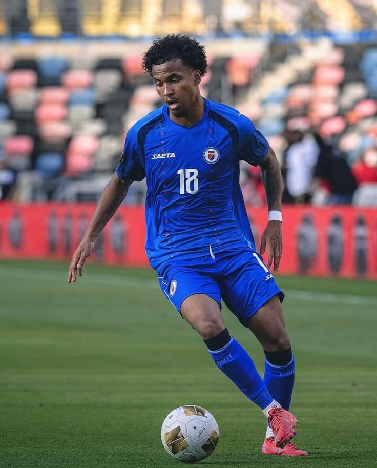 Woodensky Pierre the lone domestic league representative for Haiti