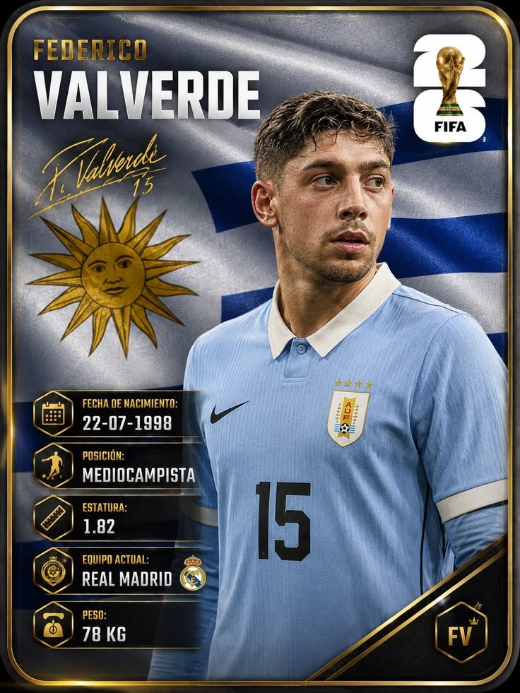 Federico Valverde Uruguay's Captain-in-All-But-Name and the Best Player in the Squad
