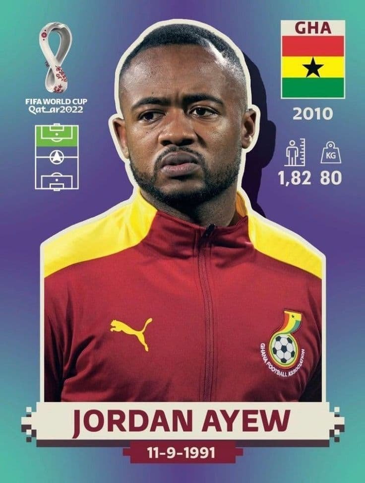 Jordan Ayew the captain providing experience and composure for Ghana