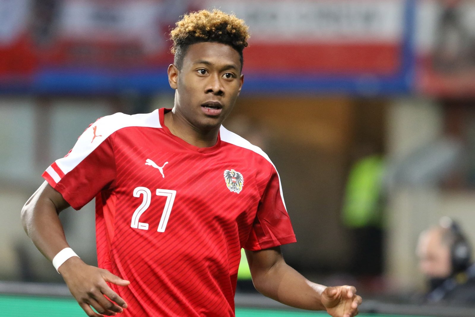 David Alaba the captain of Austria