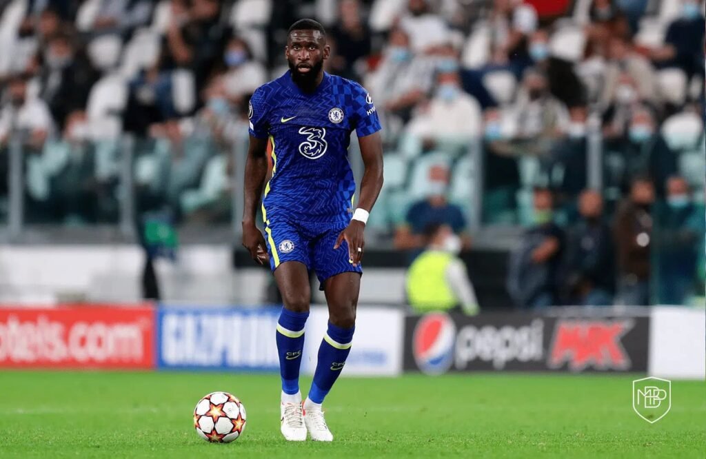 Antonio Rudiger during Germany training