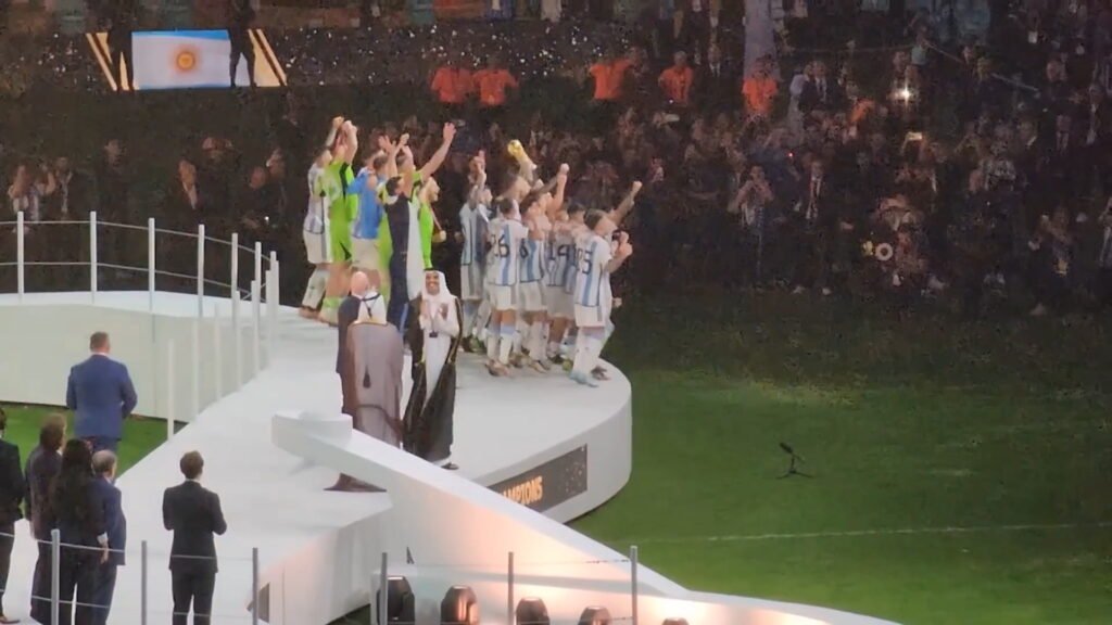 Argentina FIFA World cup 2022 Celebration