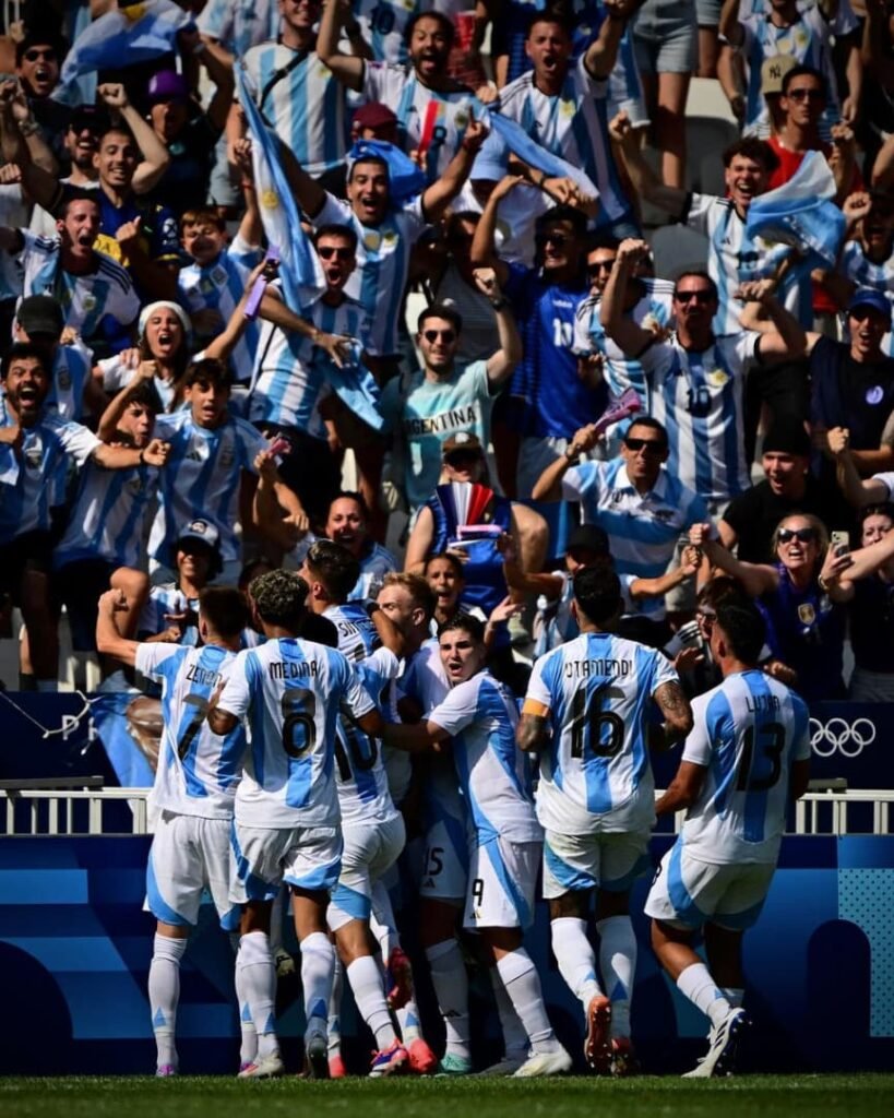Argentina Players Celebration at world cup final