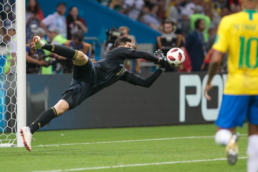 Thibaut Courtois during a match