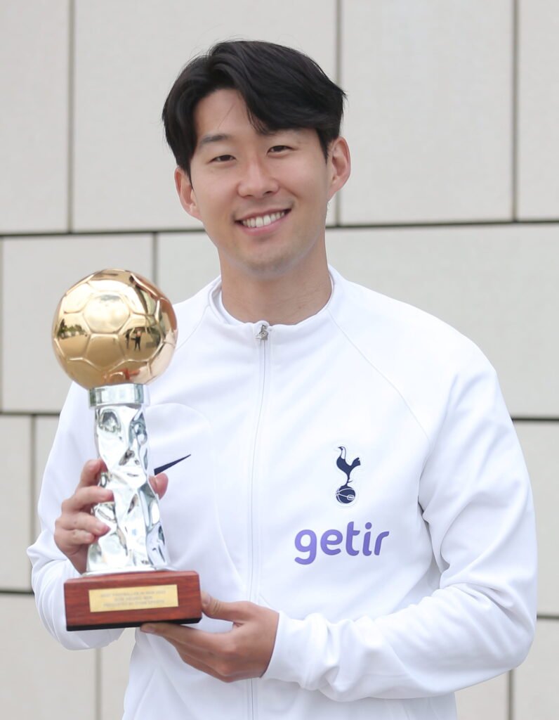 Son Heung-min acknowledging supporters after a match