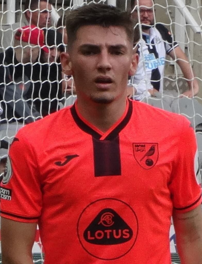 Billy Gilmour passing the ball for Scotland