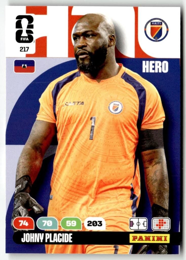 Johny Placide Haiti's veteran captain and goalkeeper