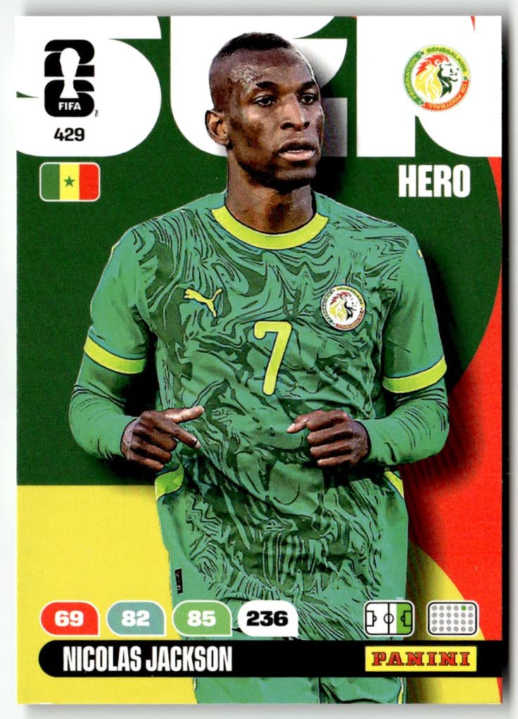 Nicolas Jackson playing for Senegal at World Cup 2026