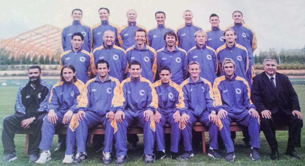 Bosnia Herzegovina national team during 2002 international matches