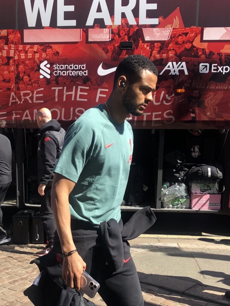 Cody Gakpo playing for the Netherlands national team