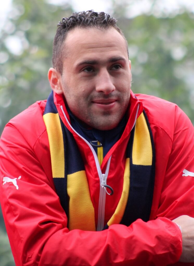 David Ospina saves a shot for Colombia.