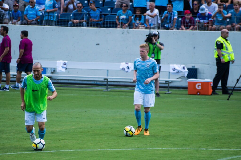 Kevin De Bruyne during a football match