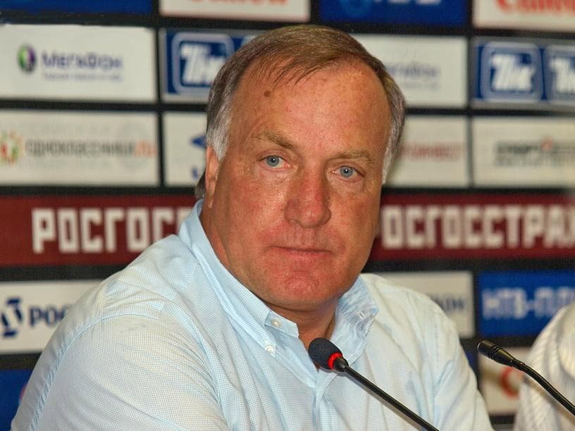 Dick Advocaat coach of Curacao national football team