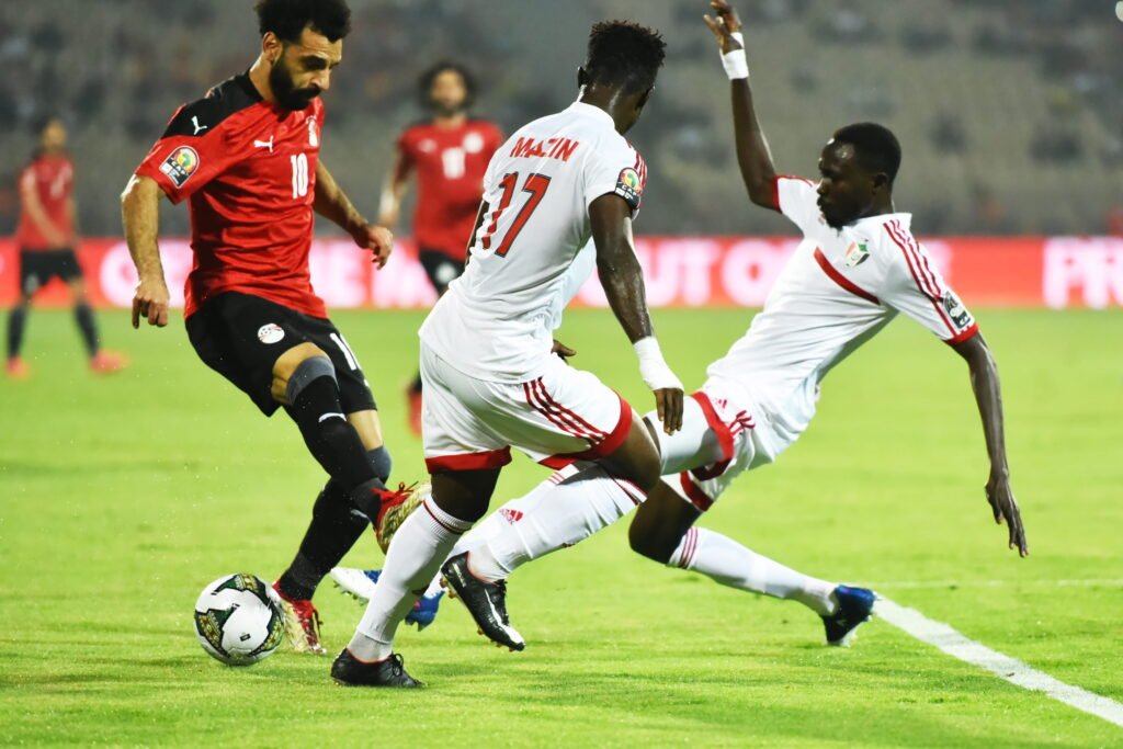 Mohamed Salah during a football match