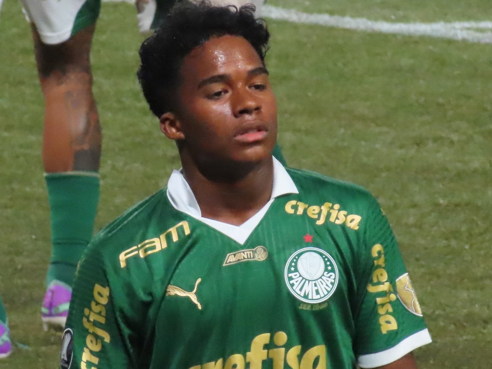 Endrick Palmeiras at their practice session