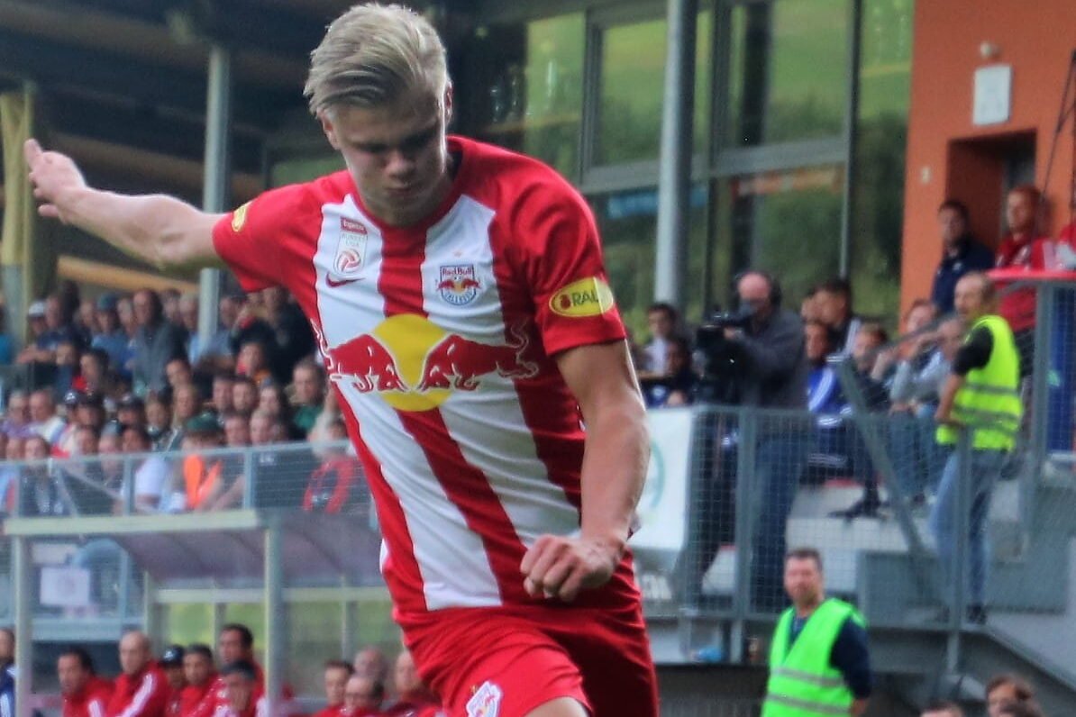 Erling Haaland during a key stage of his football career