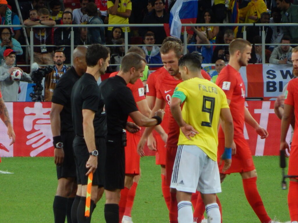 Harry Kane controlling the ball