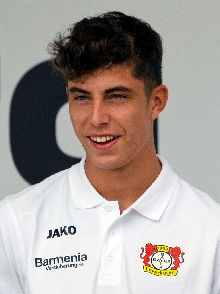 Kai Havertz playing for Germany national team