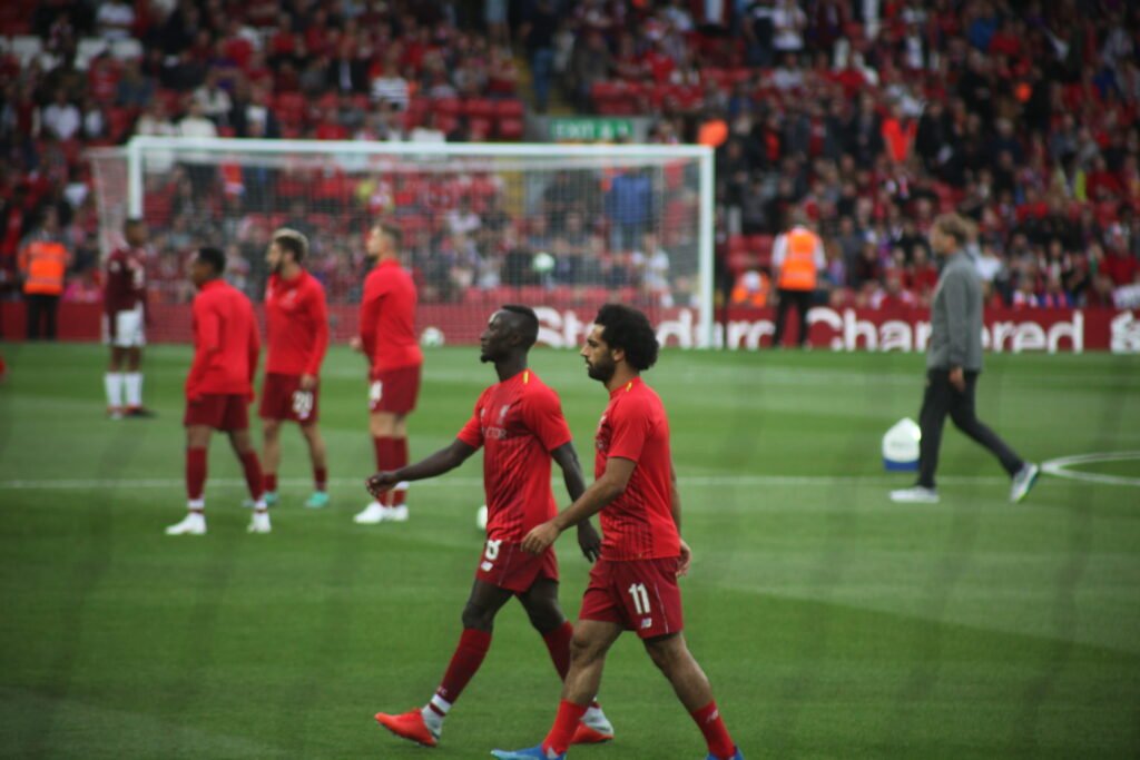 Mohamed Salah attacking with the ball