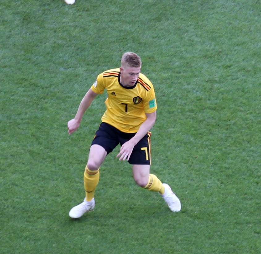 Kevin De Bruyne in action for Belgium