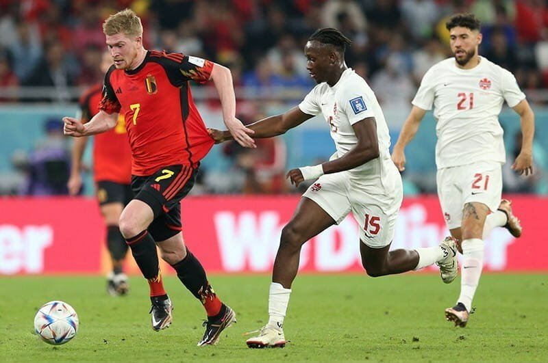Kevin De Bruyne during competition