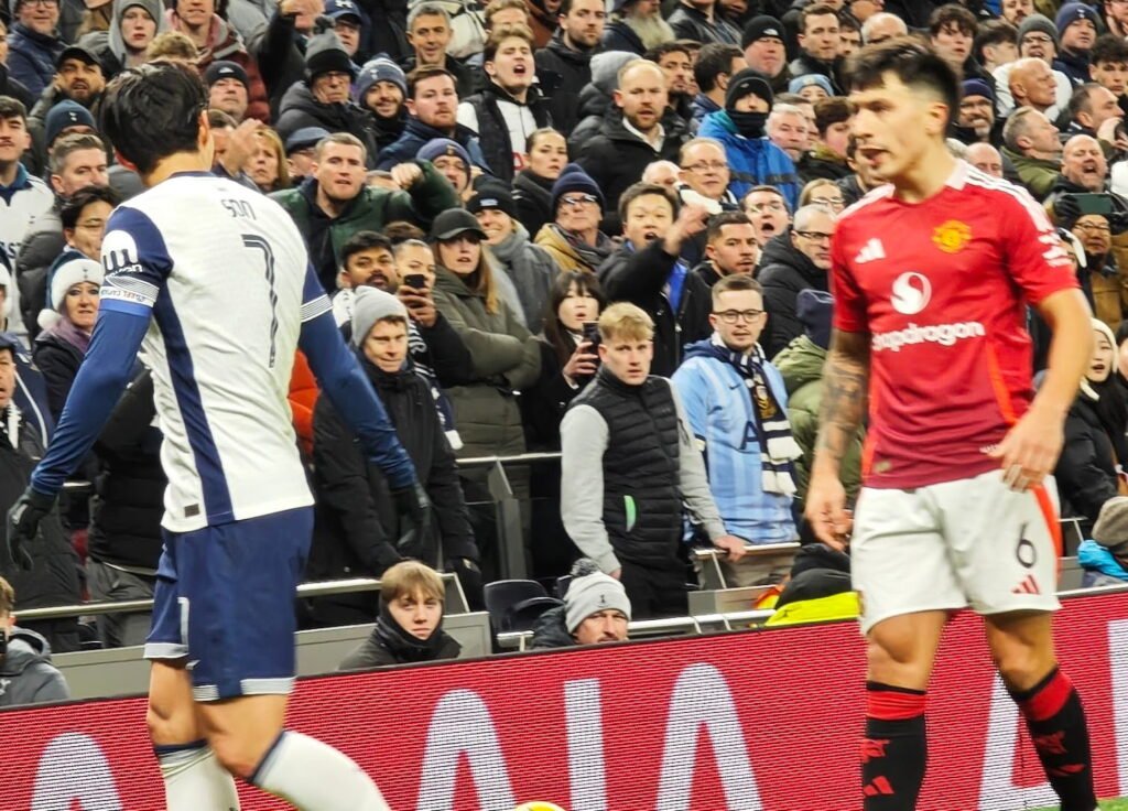 Son Heung-min showcasing his pace and finishing ability