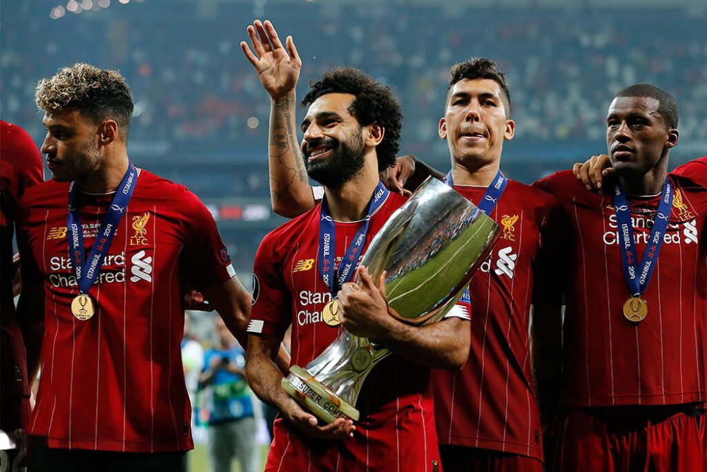 Mohamed Salah representing Egypt