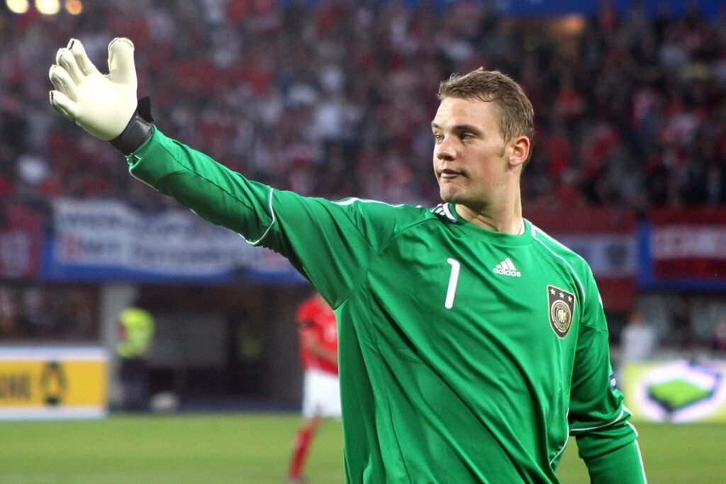 Manuel Neuer representing Germany at World Cup 2026