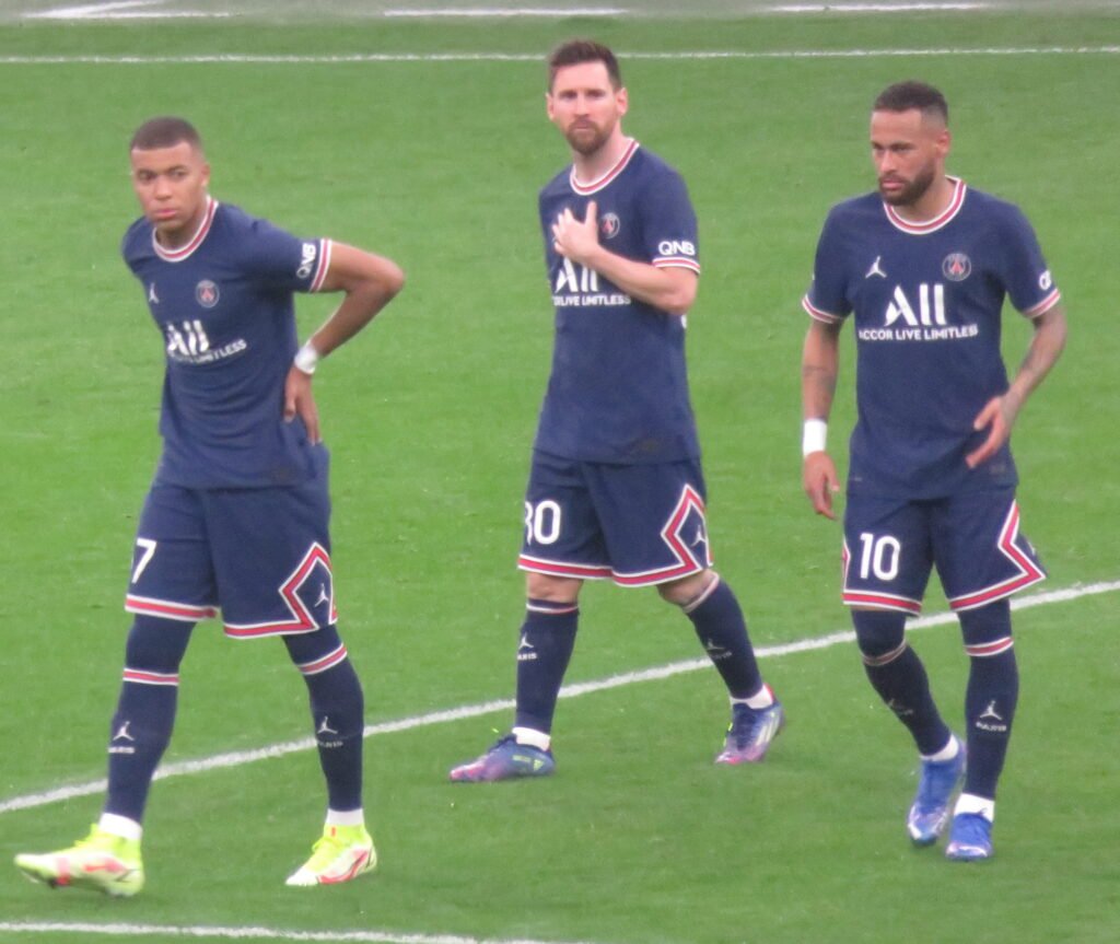 Kylian Mbappé representing his country