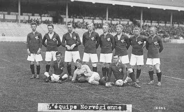 Norway national football team group photo from 1921