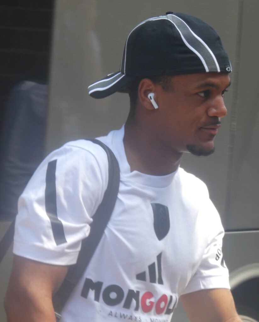 Oscar Bobb playing for Norway national team