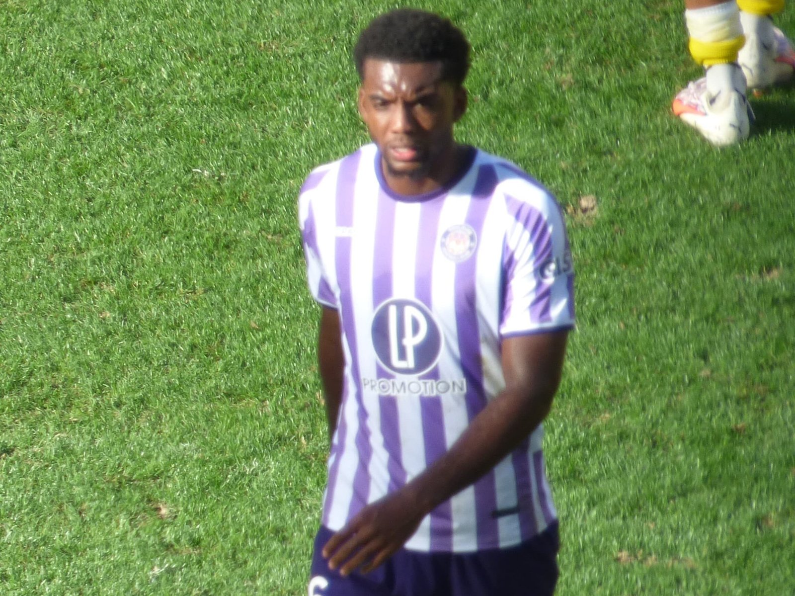 Logan Costa defends for Cape Verde in an international match.