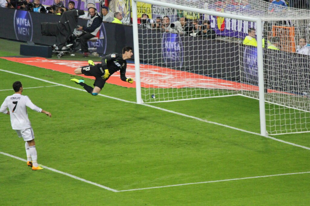 Thibaut Courtois representing Belgium