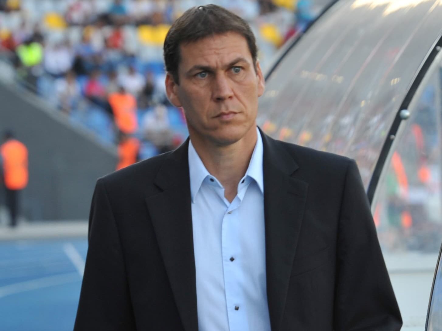 Rudi Garcia on the touchline