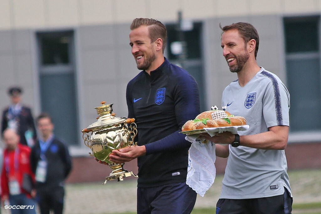 Harry Kane before a match