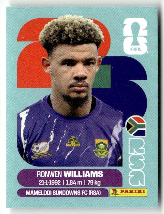 Ronwen Williams the South Africa FIFA World Cup 2026 captain and last line of defence