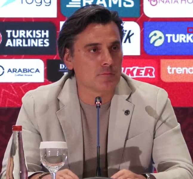 Vincenzo Montella gives instructions from the touchline.