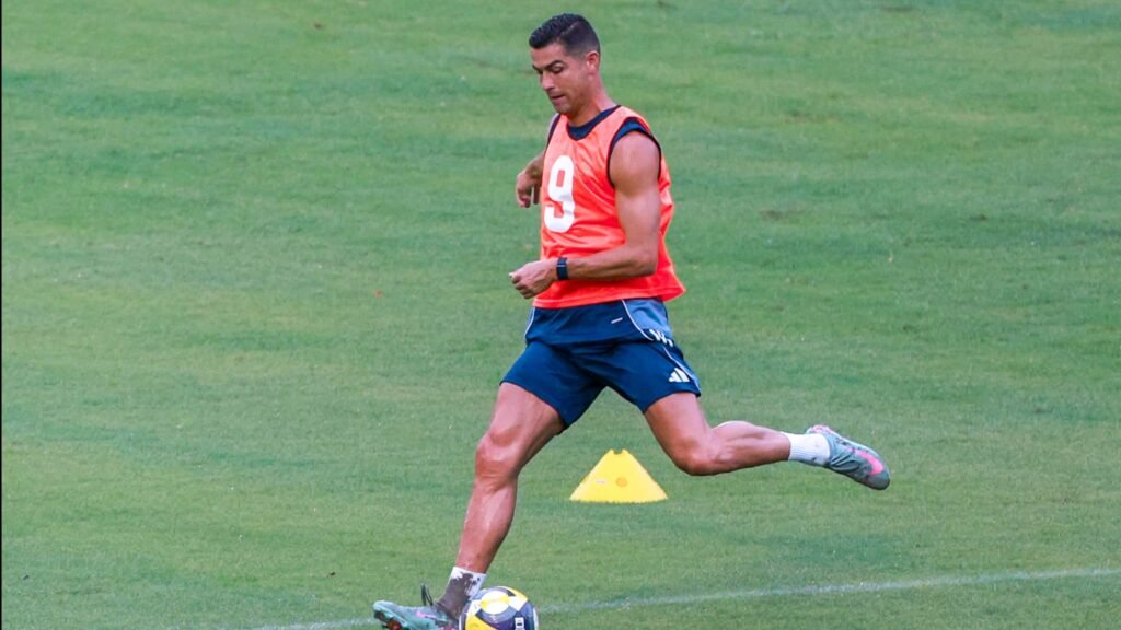 Ronaldo during Portugal World Cup preparation