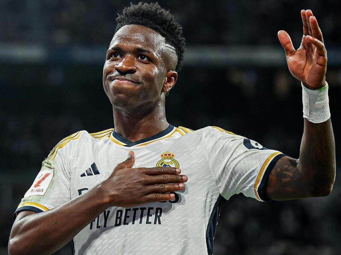 Vinícius Júnior creating chances for Brazil