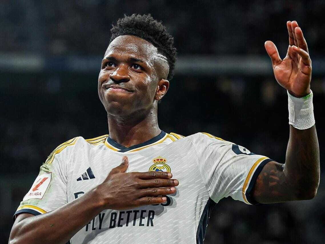 Vinícius Júnior creating chances for Brazil