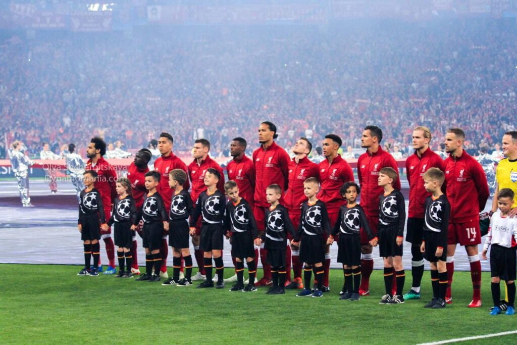 Virgil van Dijk before a match