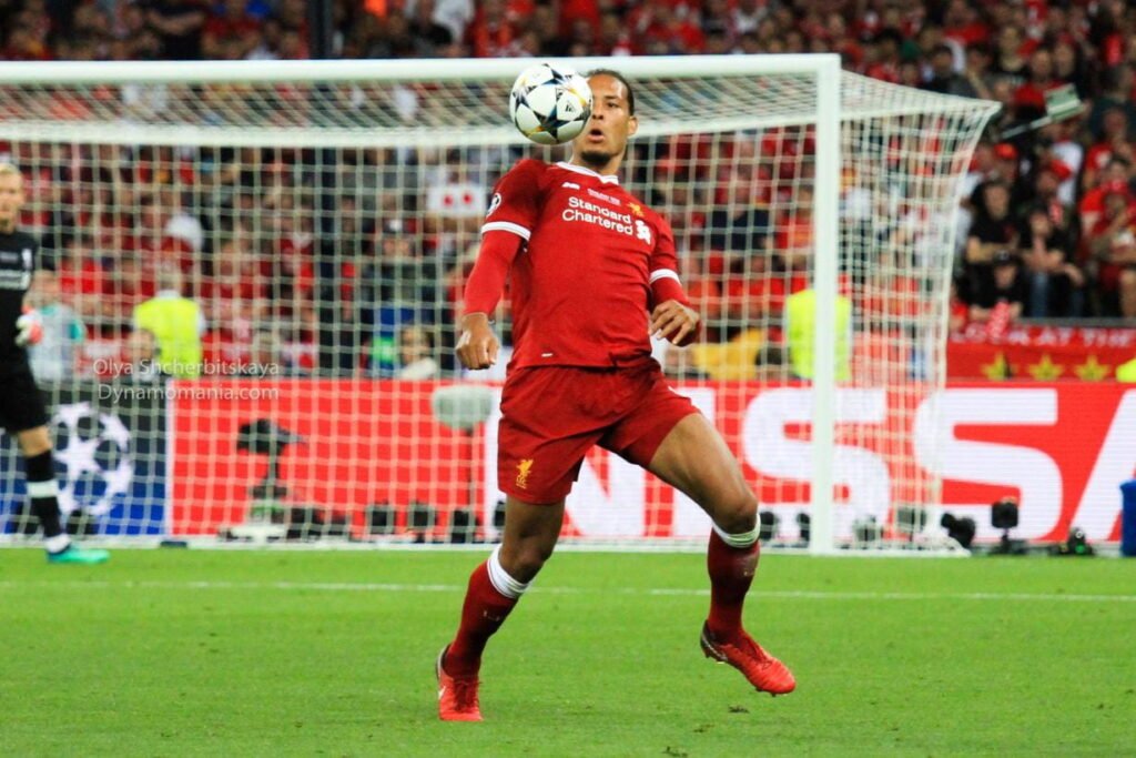 Virgil van Dijk in national team kit