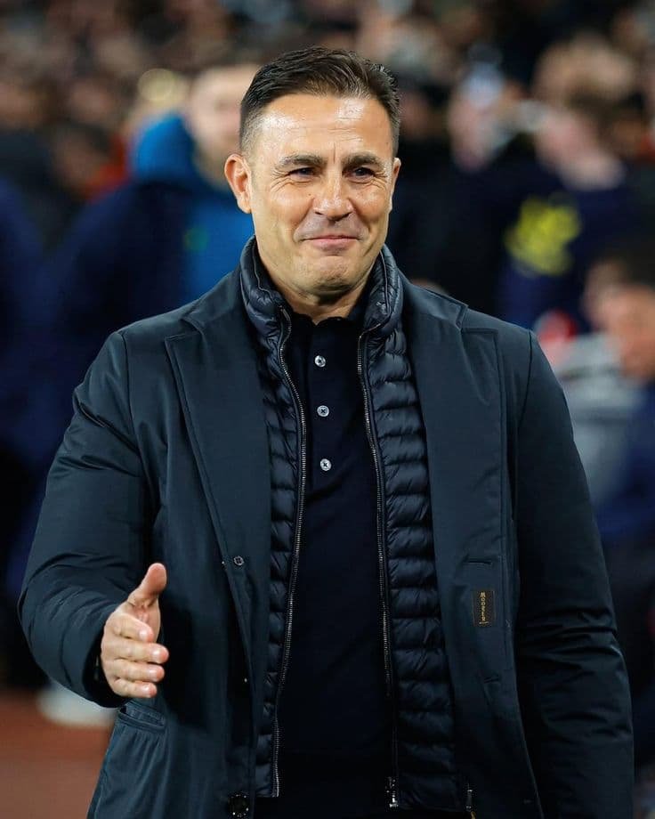 Fabio Cannavaro the World Cup winner now coaching Uzbekistan
